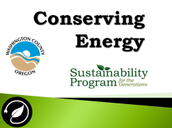 Importance of Energy Conservation