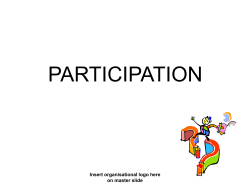 PARTICIPATION
