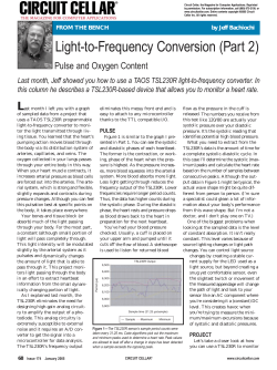 Light-to-Frequency Conversion (Part 2)