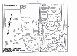 Section Map of Forest Hill Cemetery