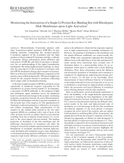 Monitoring the Interaction of a Single G