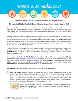 Introducing a NEW PerSKINality Skincare