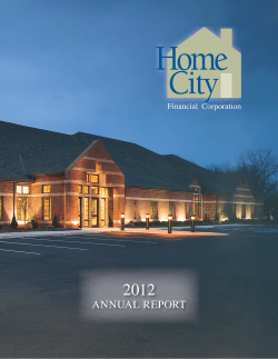 proof of cover.indd - Home City Federal Savings Bank