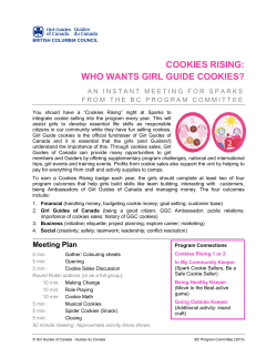 Cookies Rising: Who Wants Cookies?