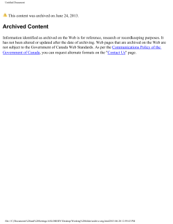 Archived Content