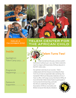 Inside Telem Turns Two! - Telem Center &ndash; For the African Child