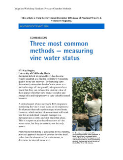 Pressure Chamber Methods This article is from the November