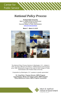 2015 National Policy Process Program Agenda