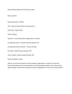 Elsevier Editorial System(tm) for Economics Letters Manuscript Draft