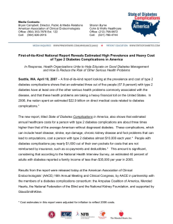complications press release - National Federation of the Blind