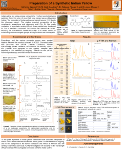 Preparation of a Synthetic Indian Yellow