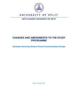 Graduate University Study of Visual Communications Design