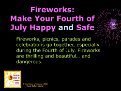 Fireworks - Wellness Proposals