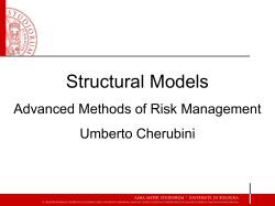 Lecture 2 &ndash; Structural Models