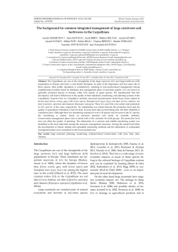 The background for common integrated management of large