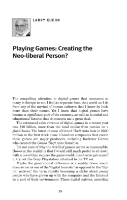 Playing Games - Canadian Centre for Policy Alternatives