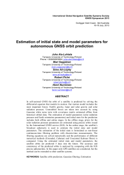 Estimation of initial state and model parameters for autonomous