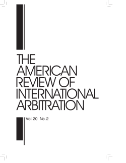 The American Review of International Arbitration