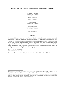 Search Costs and Revealed Preferences for