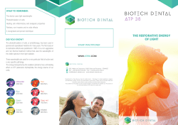 the restorative energy of light