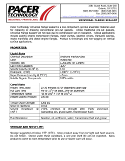 Pacer Technology Universal Flange Sealant is a one