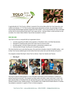 In agriculturally rich Yolo County, children in several of its