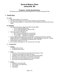 General Motors Plant Janesville, WI
