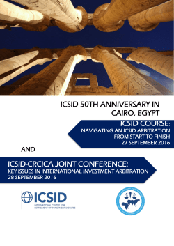 icsid-crcica joint conference