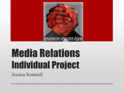 Media Relations Individual Project