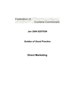 full code - Federation of Cumbria Commoners