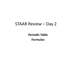 STAAR Review * Day 2
