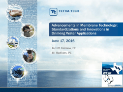 Advancements in Membrane Technology: Standardizations and