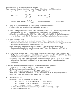 PRACTICE EXAM for Unit 8