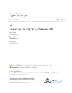 Raman Spectroscopy of Carbon Materials