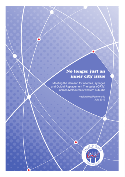 No Longer Just an Inner City Issue Report