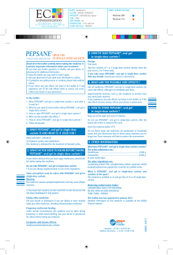 ORAL GEL IN SINGLE-DOSE SACHETS 1. WHAT PEPSANE&reg;, oral