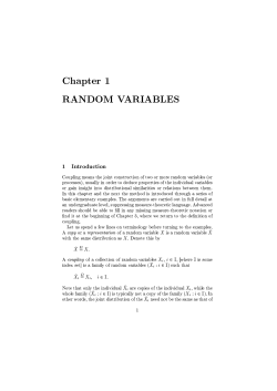 Random Variables