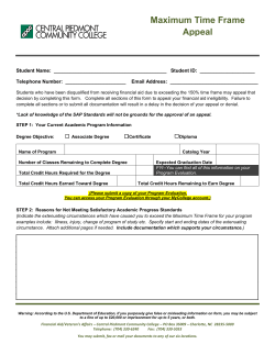 Maximum Time Frame Appeal