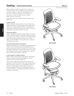 Seating &mdash; Work/Conference/Stool Mimeo