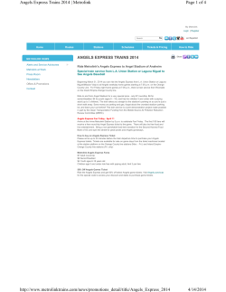 Page 1 of 4 Angels Express Trains 2014 | Metrolink 4/14/2014 http