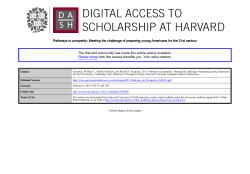Pathways to Prosperity - Harvard Graduate School of Education