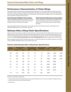 General Information/Alloy Chain and Slings