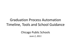 Graduation Summary CPS Grad Status Screen