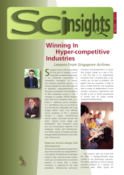 Hyper-competitive Industries Winning In