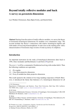 Beyond totally reflexive modules and back