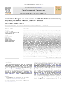 Forest carbon storage in the northeastern United States: Net effects