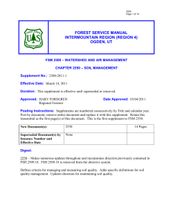 2551 - soil quality management