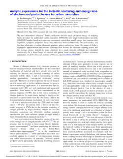 Analytic expressions for the inelastic scattering and energy loss of