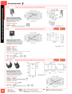 TO-220 Heat Sinks
