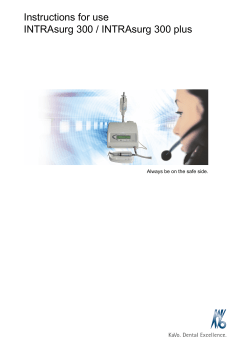 INTRAsurg 300 and 300 plus